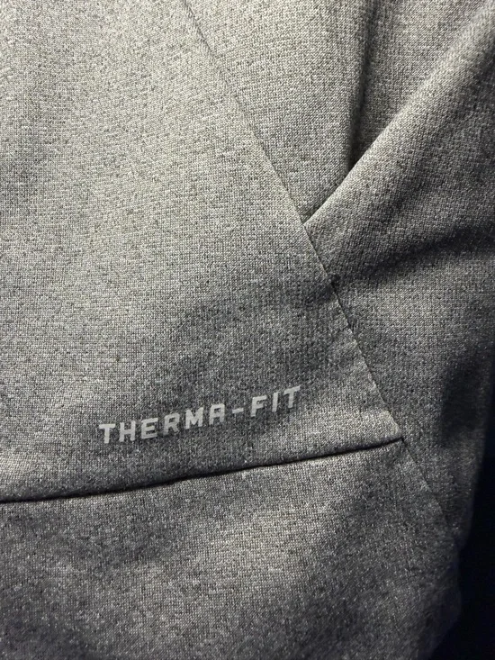 Nike Grey Pullover Hoodie with Black Swoosh - Picture 2 of 4